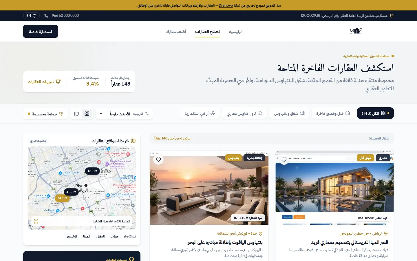 منصة آفاق العقار
